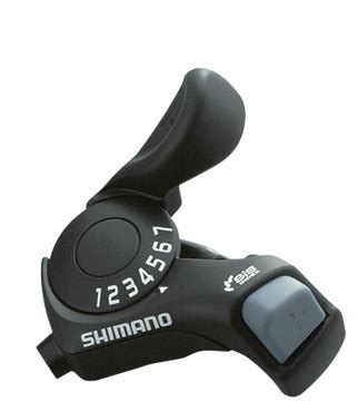 Įvairių tipų dviračių pavarų perjungimo rankenėlės (Shimano, Sram)