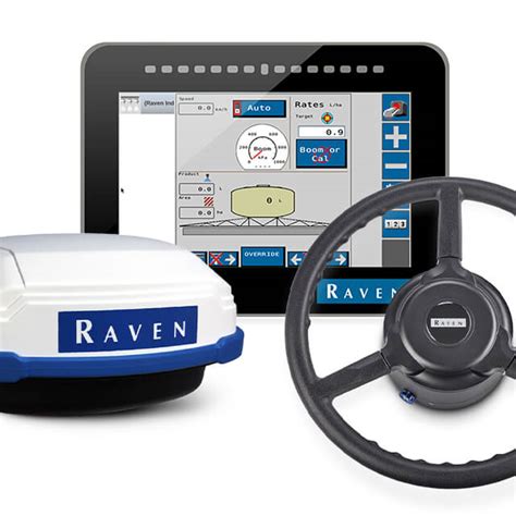 Nuotrauka Raven RS1 antenos ir DirecSteer elektrinio vairo
