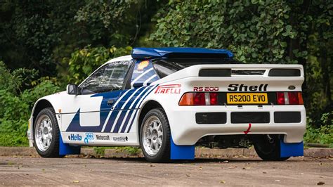 Teminis Keno Blocko 1986 metų Ford RS200 automobilio nuotrauka
