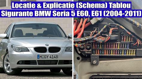 Schema: BMW E61 pneumatinės pakabos komponentų išdėstymas ir jų jungtys