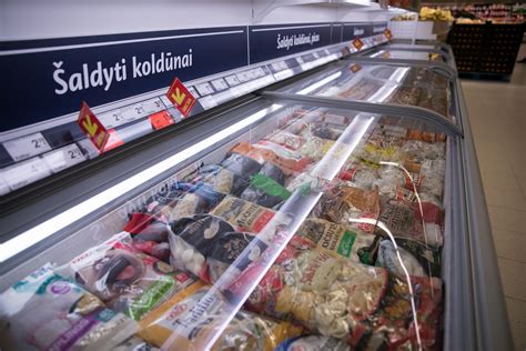 Tematinė nuotrauka: šaldyti maisto produktai, skirti kelionei, sudėti į nešiojamąjį šaldiklį