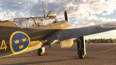 Saab 17 lėktuvo schema, pabrėžianti važiuoklės kaip aerodinaminio stabdžio principą