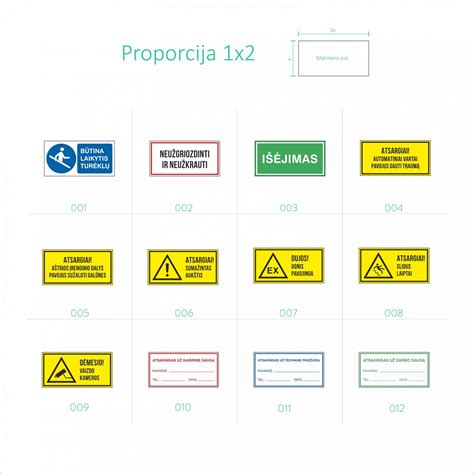 Krovinio ženklinimo ženklas V-20