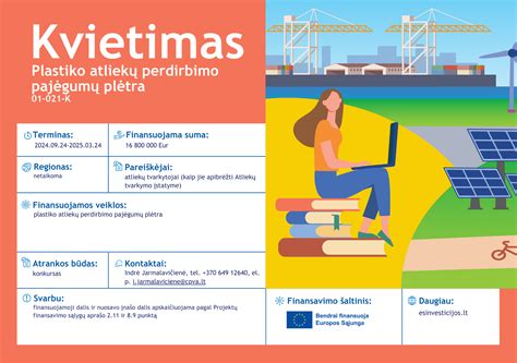 Infografika, iliustruojanti plastiko atliekų perdirbimo ciklą ir pagamintų granulių panaudojimą