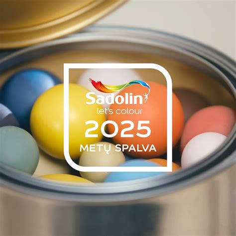 Sadolin metų spalvos interjero pavyzdys