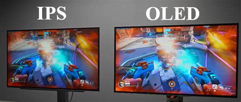 infografika, lyginanti skirtingų ekranų (OLED vs IPS) energijos suvartojimą