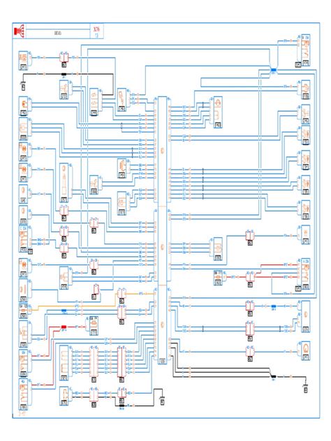 detali 1.5 dCi K9K variklio diagrama arba pjūvis, iliustruojantis komponentus