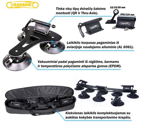Nuotrauka, vaizduojanti RASSINE LX-WF2 dviračių laikiklį, sumontuotą ant automobilio stogo.