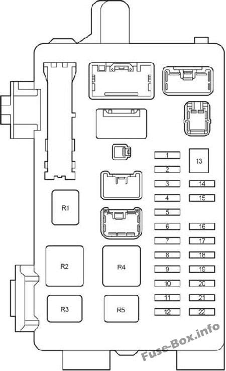 Toyota Avensis saugiklių bloko schema ir paaiškinimas