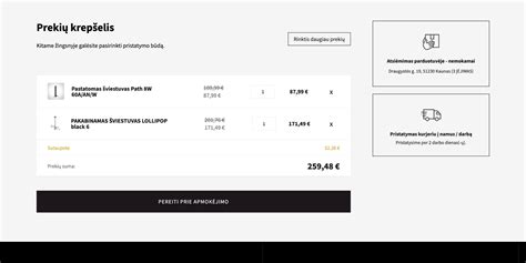 Infografika, iliustruojanti užsakymo procesą nuo pasirinkimo iki pristatymo