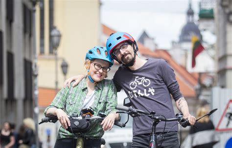 Tematinė nuotrauka: dviratininkai Kopenhagos gatvėje