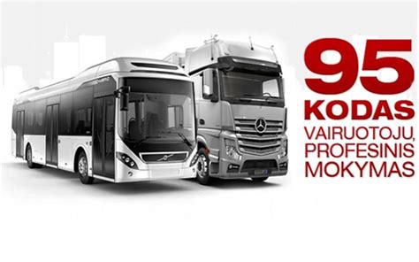 Infografika, vaizduojanti vairuotojų mokymo procesą ir 95 kodo gavimo etapus