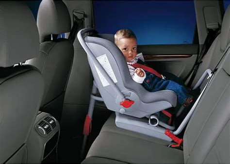 Vaikiškos kėdutės ISOFIX tvirtinimo taškų schema
