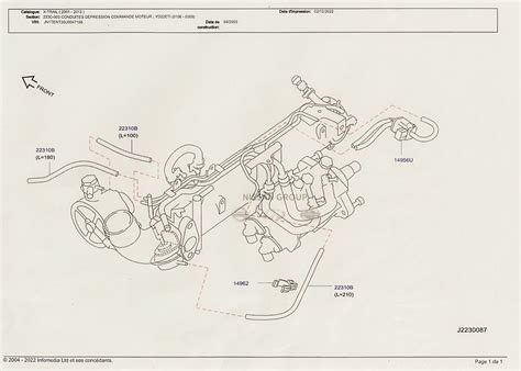 Nissan X-Trail (T30) pakabos sailenblokų schema