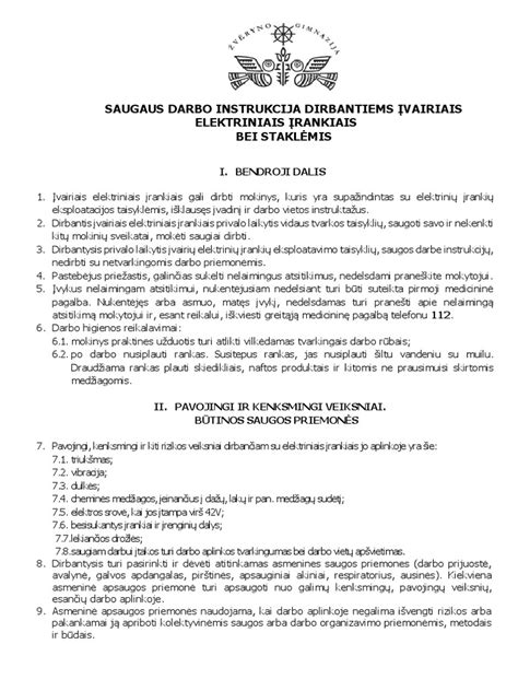 Pavyzdys: vairuotojo-ekspeditoriaus saugos instrukcijos dokumentų paketas (įsakymas, instrukcija, žurnalas)
