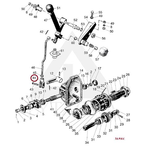 Rankinio stabdžio svirties ir valdymo mechanizmo schema