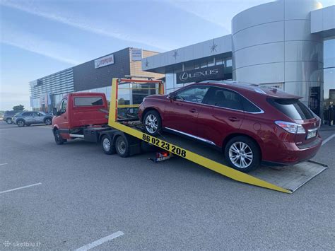 Sugadinto automobilio transportavimas iš eismo įvykio vietos