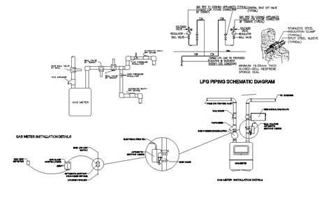 LPG system diagram showing reducer placement
