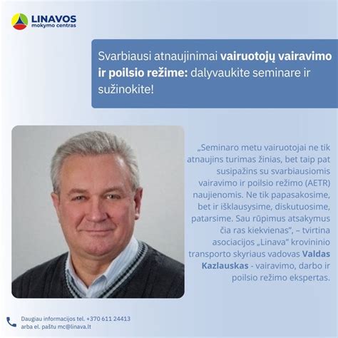 Svarbiausi reikalavimai vairavimo instruktoriams infografika