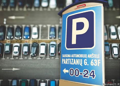 Automobilių saugojimo aikštelės vaizdas