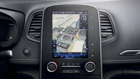 Renault R-link 2 navigacijos sistemos vaizdas
