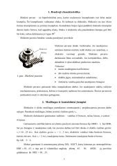 Sliekinės pavaros skerspjūvio schema su geometriniais parametrais
