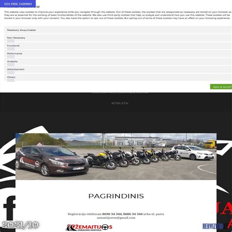 Rekvizitai ir kontaktinė informacija apie I. Miežienės vairavimo mokyklą