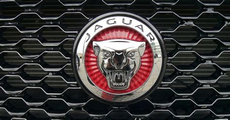 Jaguar logotipas su šuoliuojančiu jaguaru