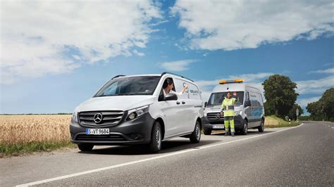 Scheminis „Mercedes-Benz MobiloVan“ paslaugos veikimo principas