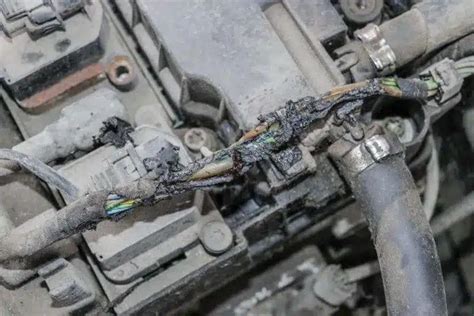 Oksiduoti automobilio laidai slenksčio zonoje