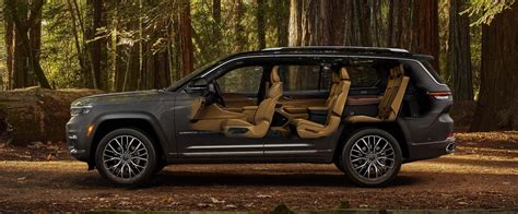 Palyginamosios nuotraukos Jeep Grand Cherokee Laredo ir Limited priekinės dalies