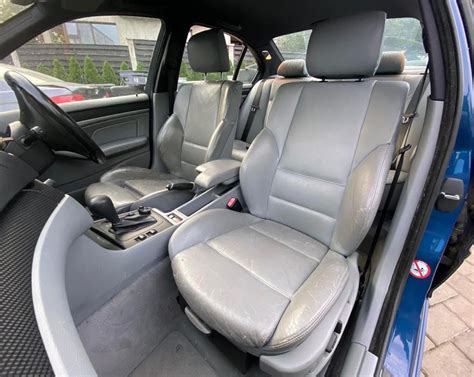 BMW E46 pusiau odinio Recaro salono nuotrauka