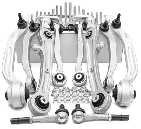 Audi C4 Avant galinės pakabos schema su amortizatoriais