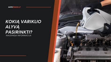 Variklio priežiūros patarimai infografikoje