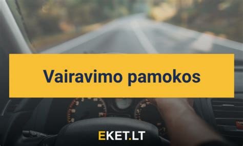 Vairavimo pamokos automobilis su instruktoriumi