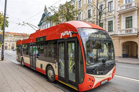 Nuotrauka: troleibusas Vilniaus gatvėje