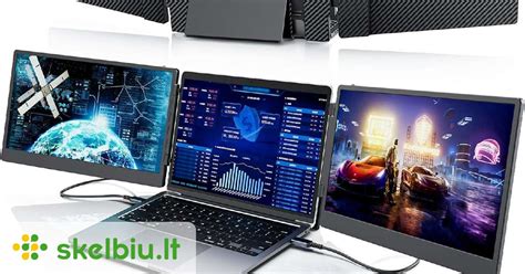 Smart #3 interjero nuotrauka su dideliais ekranais