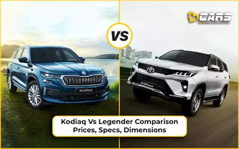 Comparison table infographic of Skoda Kodiaq vs competitors