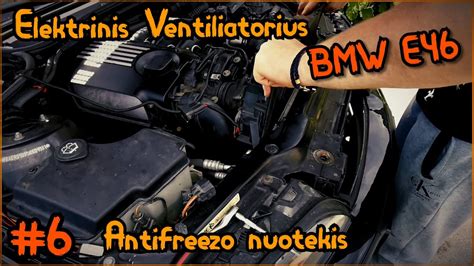 BMW E46 elektrinio ir viskomovinio aušinimo ventiliatoriaus palyginimas