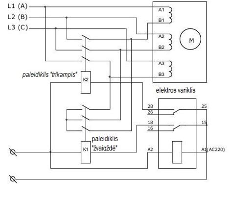 Variklio perkaitimo schemos pavyzdys