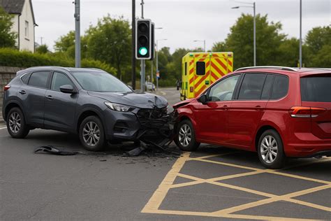 schema of traffic accident involving a pedestrian and a motorized scooter