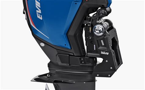 Schema, iliustruojanti Evinrude E-TEC G2 variklio trijų cilindrų konfigūraciją