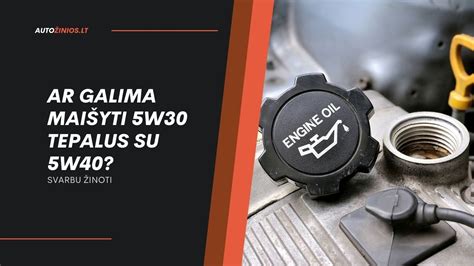 Variklio alyvos kanistras su 5W30 arba 5W40 žymėjimu
