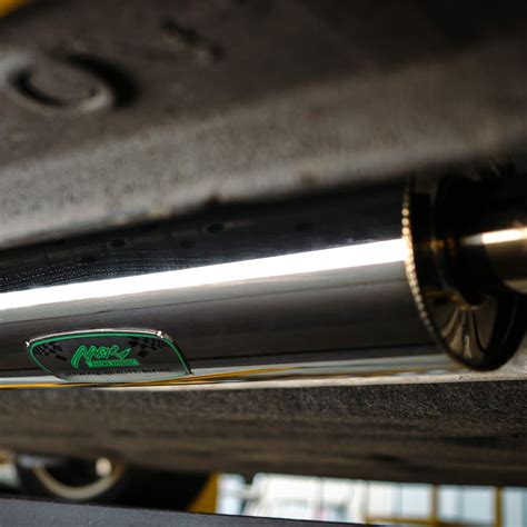 Max Racing Exhaust Straight Flow rezonatoriaus nuotrauka