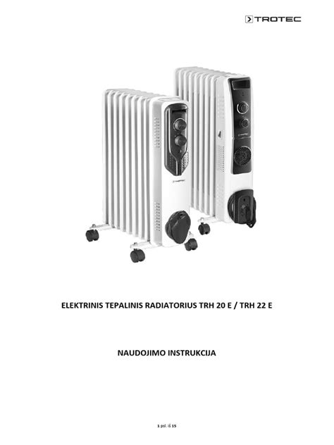 Elektrinio radiatoriaus ventiliatoriaus valdymo schemos iliustracija