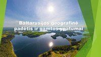 Baltarusijos miestų ir gamtos vaizdai
