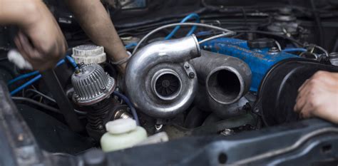 Teminė nuotrauka su automobilio turbina