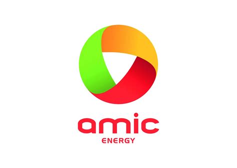 Degalinės ženklas su nauju prekės ženklu arba „AMIC Energy“ logotipu