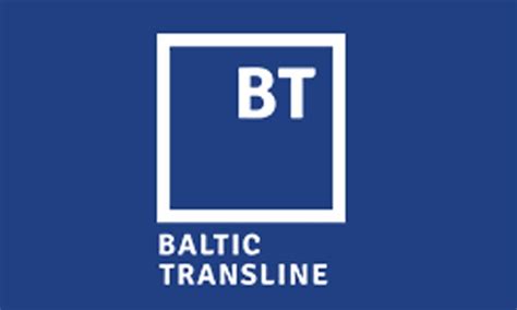 Baltic transline biuro pastato fasadas arba įmonės logo