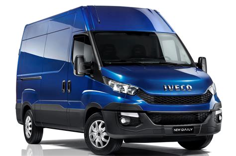 IVECO Daily komercinio automobilio iliustracija
